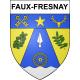 Faux-Fresnay 51 ville sticker blason écusson autocollant adhésif