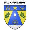 Faux-Fresnay Sticker wappen, gelsenkirchen, augsburg, klebender aufkleber