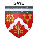 Gaye Sticker wappen, gelsenkirchen, augsburg, klebender aufkleber