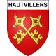 Hautvillers 51 ville sticker blason écusson autocollant adhésif