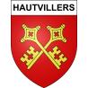 Stickers coat of arms Hautvillers adhesive sticker