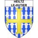 Heiltz-le-Hutier 51 ville sticker blason écusson autocollant adhésif