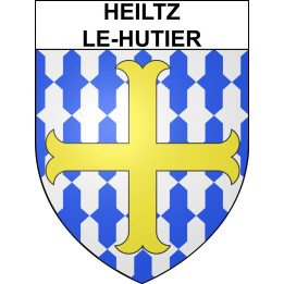Stickers coat of arms Heiltz-le-Hutier adhesive sticker