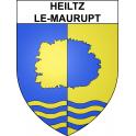 Heiltz-le-Maurupt 51 ville sticker blason écusson autocollant adhésif