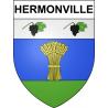 Pegatinas escudo de armas de Hermonville adhesivo de la etiqueta engomada