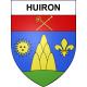 Huiron 51 ville sticker blason écusson autocollant adhésif