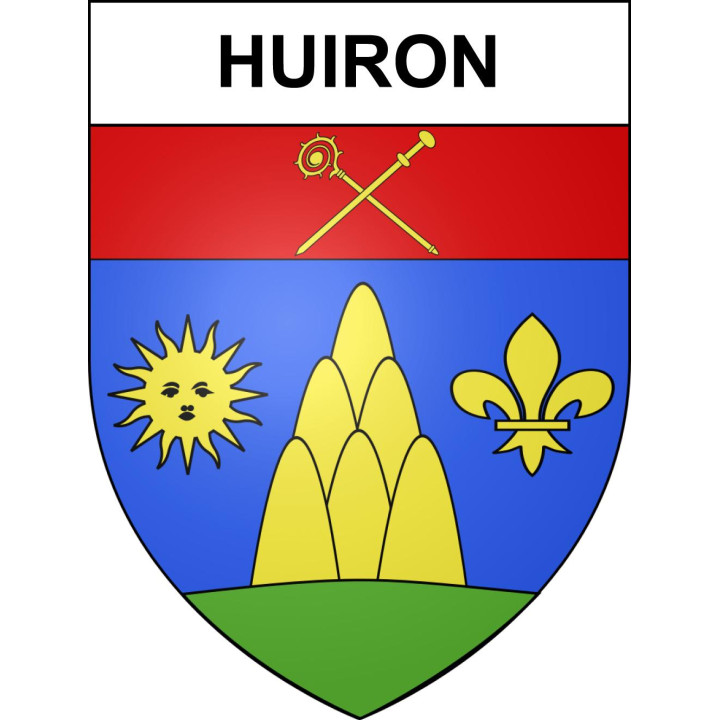 Stickers coat of arms Huiron adhesive sticker