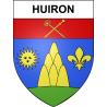 Huiron 51 ville sticker blason écusson autocollant adhésif