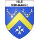 Adesivi stemma Isle-sur-Marne adesivo