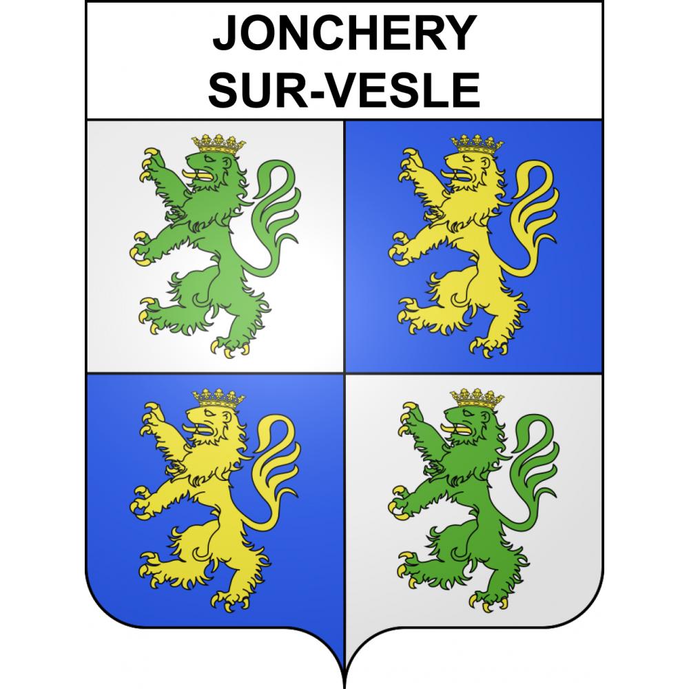 Jonchery-sur-Vesle Sticker wappen, gelsenkirchen, augsburg, klebender aufkleber