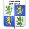 Jonchery-sur-Vesle 51 ville sticker blason écusson autocollant adhésif