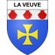Stickers coat of arms La Veuve adhesive sticker