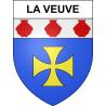 La Veuve 51 ville sticker blason écusson autocollant adhésif