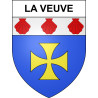 La Veuve Sticker wappen, gelsenkirchen, augsburg, klebender aufkleber