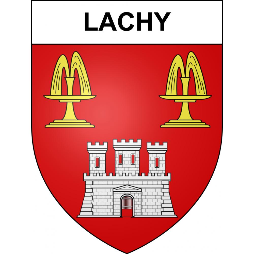 Pegatinas escudo de armas de Lachy adhesivo de la etiqueta engomada