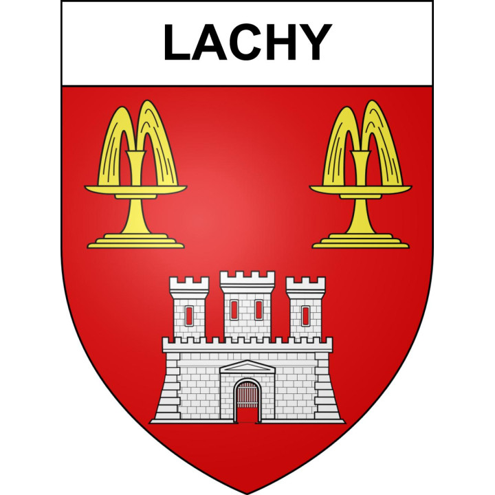 Lachy Sticker wappen, gelsenkirchen, augsburg, klebender aufkleber