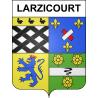 Stickers coat of arms Larzicourt adhesive sticker