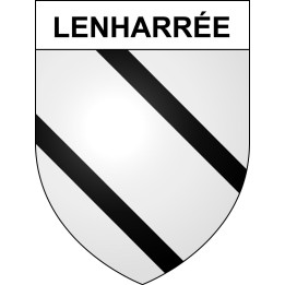Stickers coat of arms Lenharrée adhesive sticker