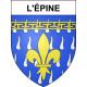 Stickers coat of arms L'Épine adhesive sticker