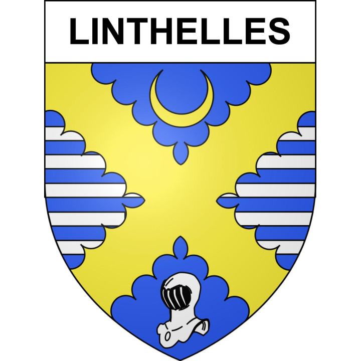 Linthelles Sticker wappen, gelsenkirchen, augsburg, klebender aufkleber