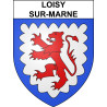 Stickers coat of arms Loisy-sur-Marne adhesive sticker