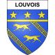 Louvois 51 ville sticker blason écusson autocollant adhésif