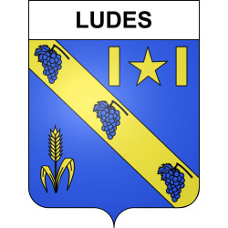 Adesivi stemma Ludes adesivo