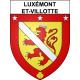 Luxémont-et-Villotte 51 ville sticker blason écusson autocollant adhésif