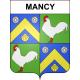 Mancy 51 ville sticker blason écusson autocollant adhésif
