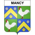 Stickers coat of arms Mancy adhesive sticker
