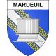Mardeuil 51 ville sticker blason écusson autocollant adhésif