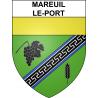 Mareuil-le-Port 51 ville sticker blason écusson autocollant adhésif