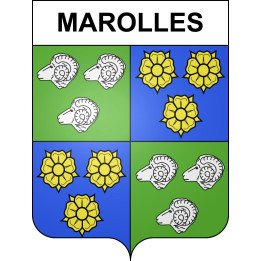 Marolles Sticker wappen, gelsenkirchen, augsburg, klebender aufkleber