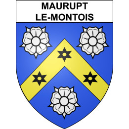 Maurupt-le-Montois 51 ville sticker blason écusson autocollant adhésif