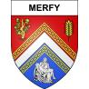 Merfy 51 ville sticker blason écusson autocollant adhésif