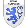 Mesnil-sur-Oger 51 ville sticker blason écusson autocollant adhésif
