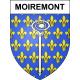 Pegatinas escudo de armas de Moiremont adhesivo de la etiqueta engomada