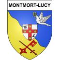 Montmort-Lucy 51 ville sticker blason écusson autocollant adhésif