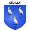 Stickers coat of arms Œuilly adhesive sticker