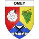 Omey Sticker wappen, gelsenkirchen, augsburg, klebender aufkleber