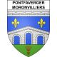 Stickers coat of arms Pontfaverger-Moronvilliers adhesive sticker