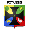 Potangis Sticker wappen, gelsenkirchen, augsburg, klebender aufkleber