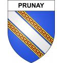 Prunay 51 ville sticker blason écusson autocollant adhésif