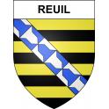 Reuil 51 ville sticker blason écusson autocollant adhésif