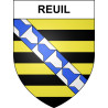Pegatinas escudo de armas de Reuil adhesivo de la etiqueta engomada