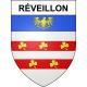 Réveillon 51 ville sticker blason écusson autocollant adhésif