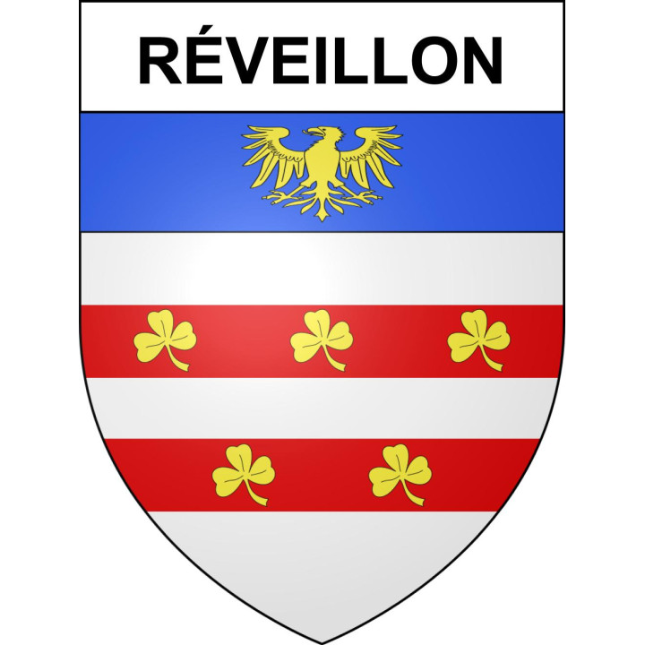 Stickers coat of arms Réveillon adhesive sticker