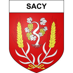 Adesivi stemma Sacy adesivo