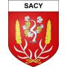 Sacy Sticker wappen, gelsenkirchen, augsburg, klebender aufkleber