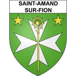 Stickers coat of arms Saint-Amand-sur-Fion adhesive sticker